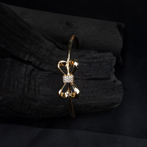 Golden Elegance Bow Bracelets - D2-1